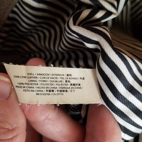 Kate Spade Cobble Hill Pebbled Taupe Leather Purse crossbody - Picture 12 of 13